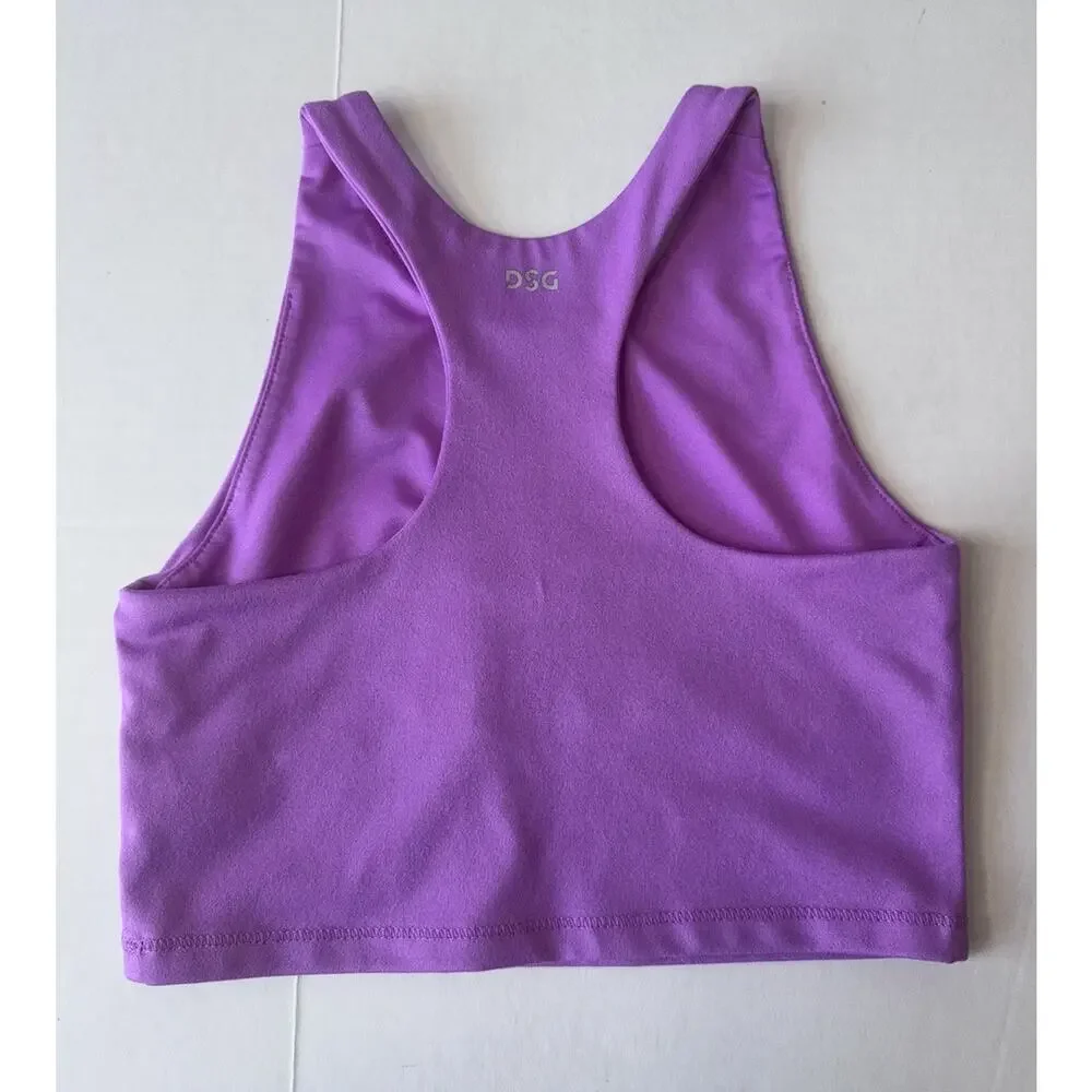 Athleta Girl Old Navy Size M 8-10 Cropped Tank Tops Sports Bra Lot of 3